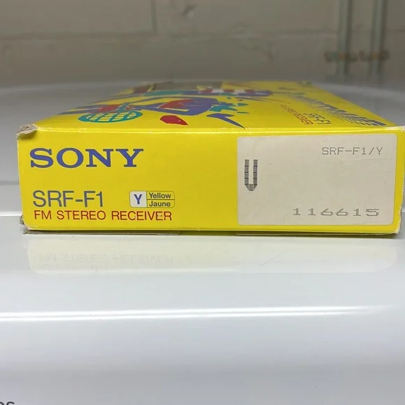 1986 Sony Sportsband SRF-F1 Sports FM Stereo Receiver